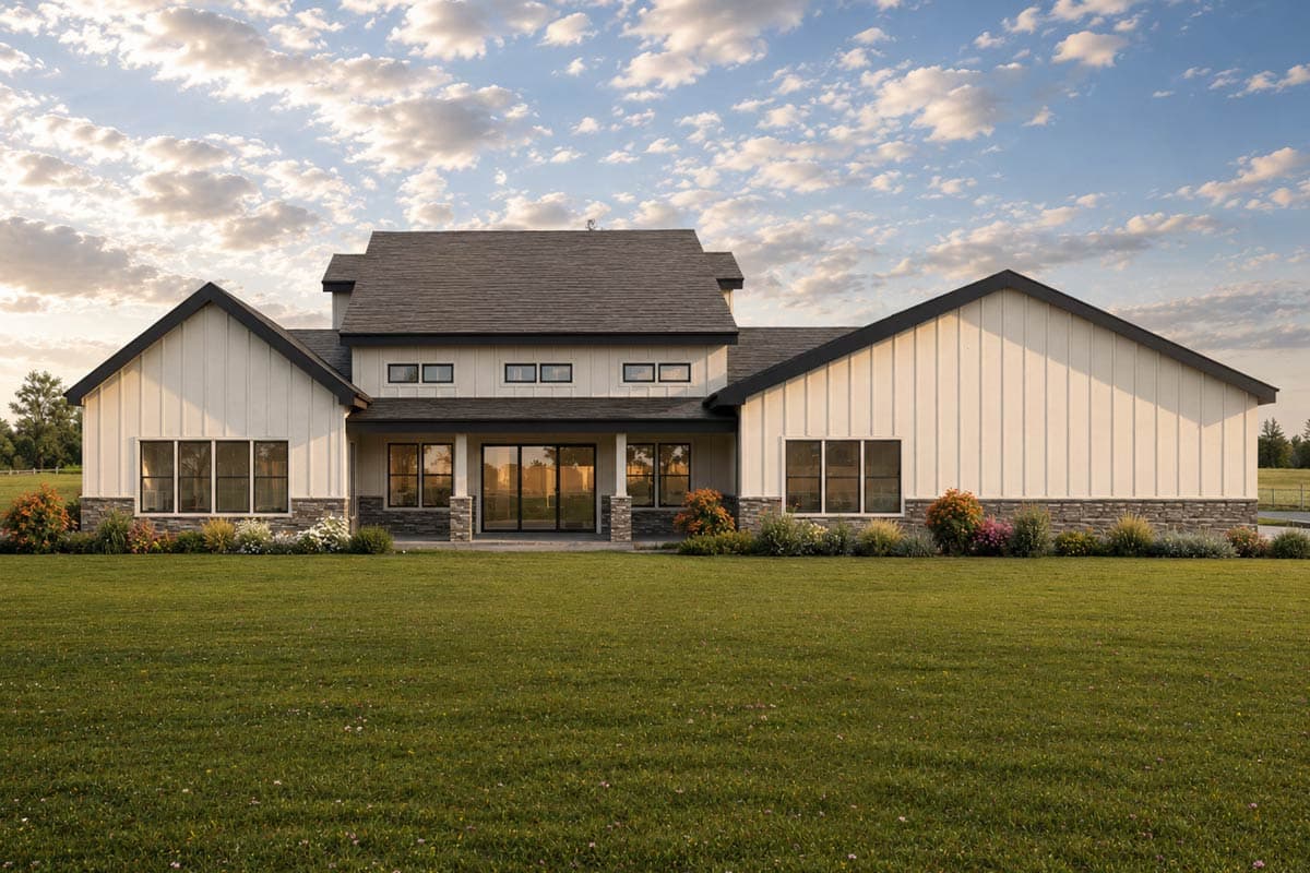 Plan 850060PKE: New American House Plan with 4 Bedrooms and Wraparound Porch - Image #3 - New American