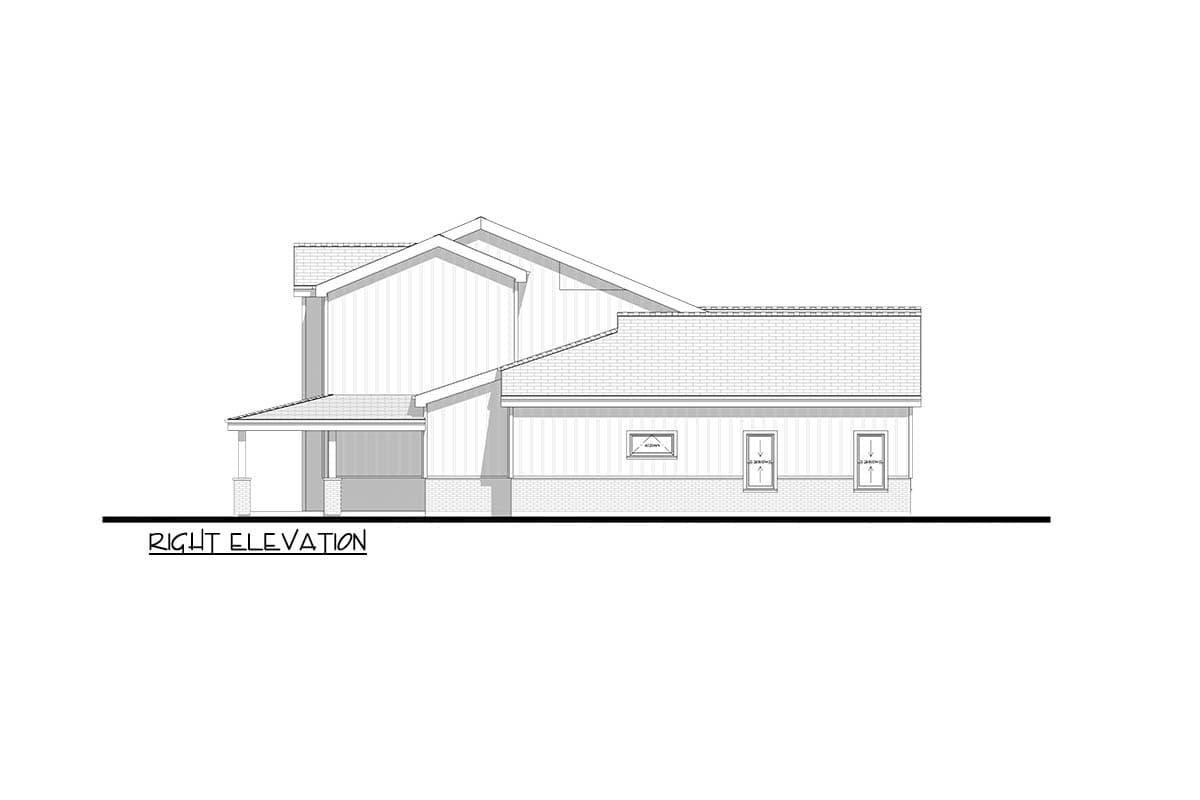 Plan 850060PKE: New American House Plan with 4 Bedrooms and Wraparound Porch - Image #13 - New American