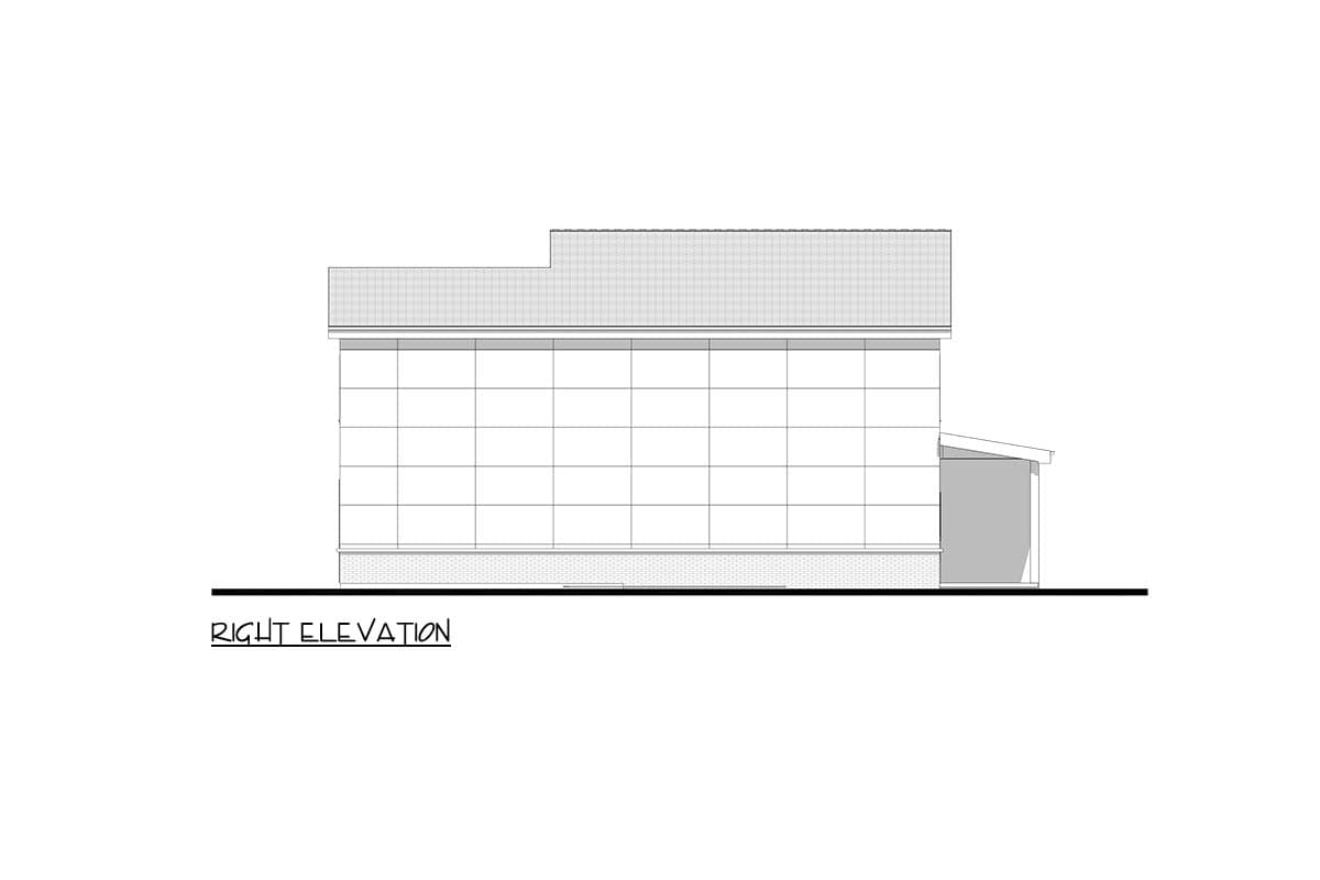 Plan 850062PKE: Contemporary Two Story House Plan with Three Bedrooms and Home Office - Image #11 - Contemporary