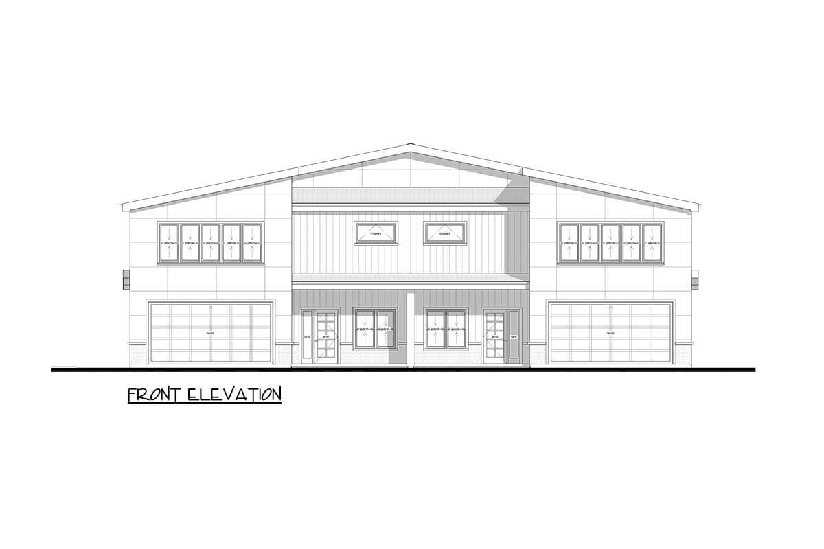 Plan 850062PKE: Contemporary Two Story House Plan with Three Bedrooms and Home Office - Image #8 - Contemporary