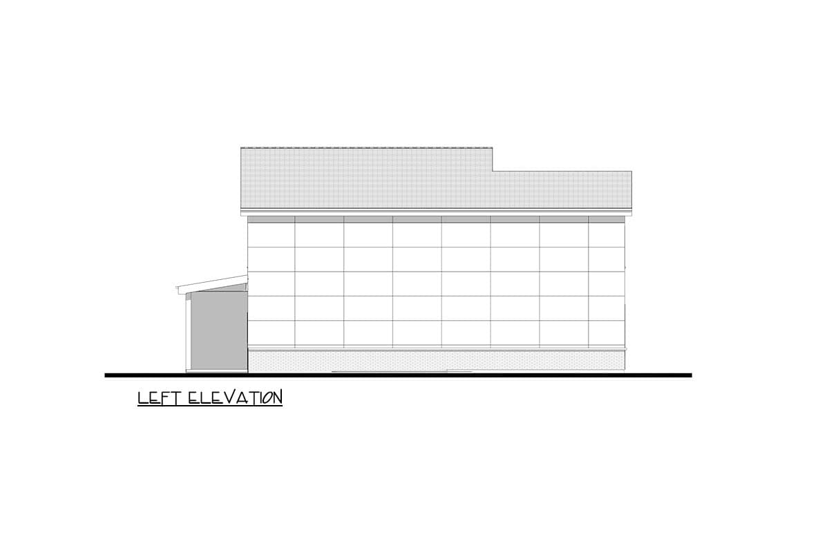 Plan 850062PKE: Contemporary Two Story House Plan with Three Bedrooms and Home Office - Image #9 - Contemporary