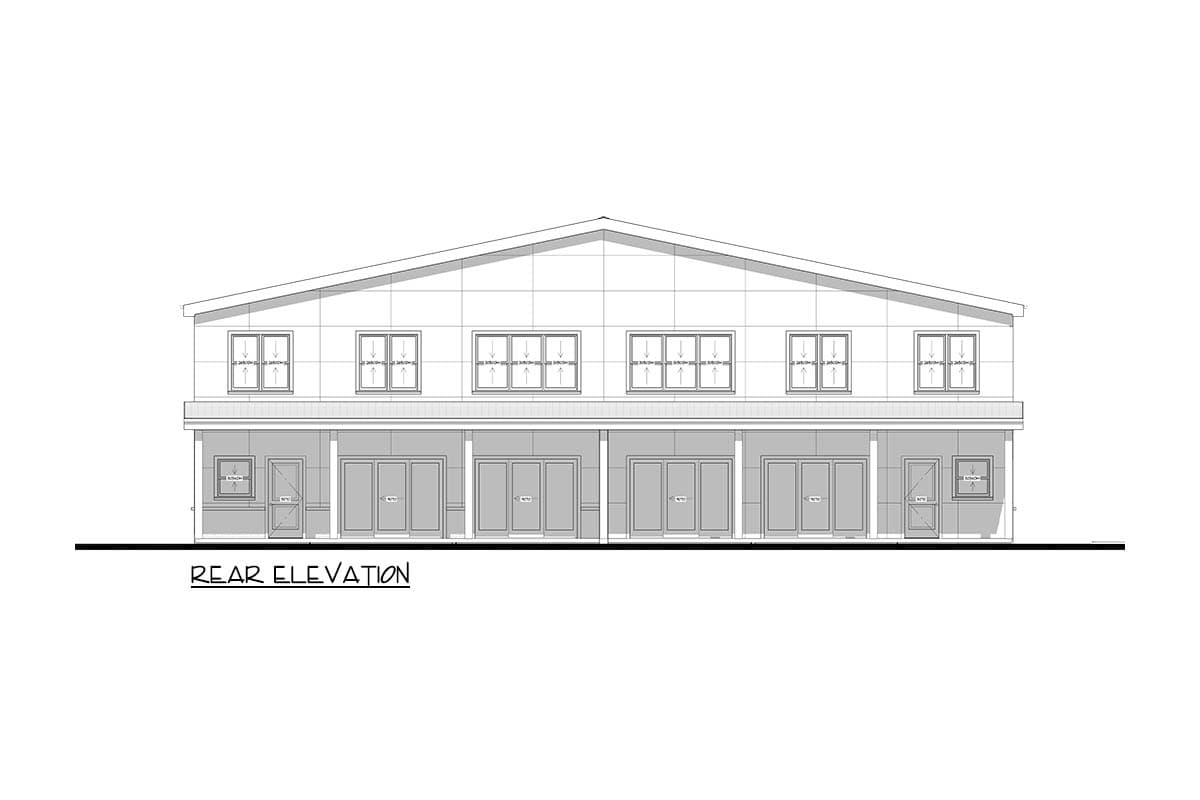 Plan 850062PKE: Contemporary Two Story House Plan with Three Bedrooms and Home Office - Image #10 - Contemporary
