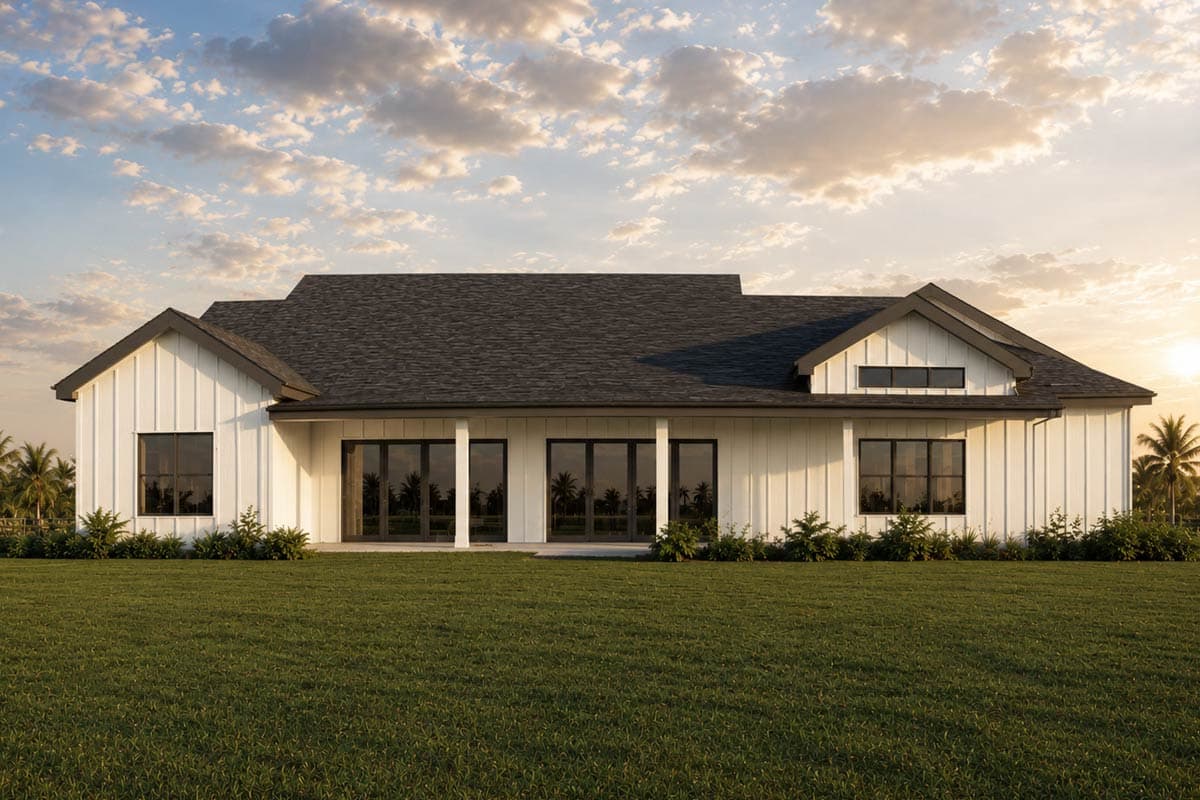 Plan 850063PKE: Charming Country Farmhouse House Plan with Three Bedrooms and Bonus Room - Image #3 - Country, Farmhouse, New American