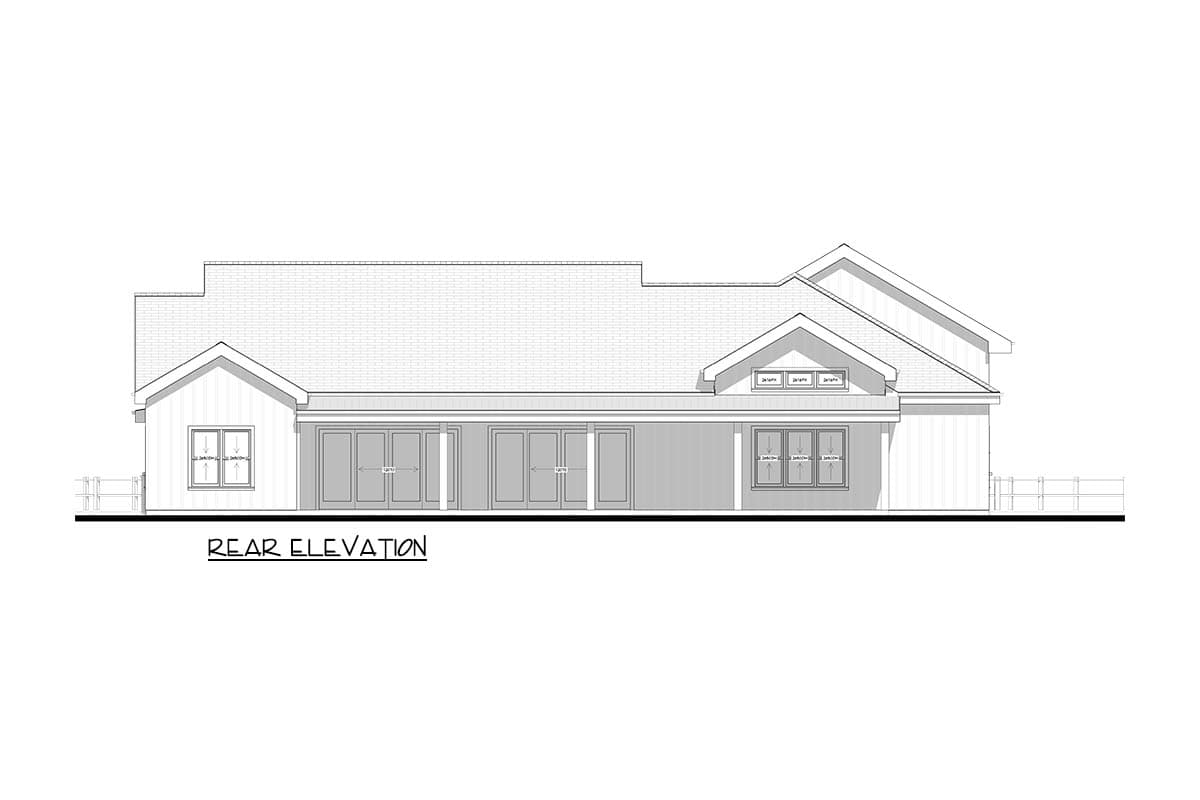Plan 850063PKE: Charming Country Farmhouse House Plan with Three Bedrooms and Bonus Room - Image #10 - Country, Farmhouse, New American