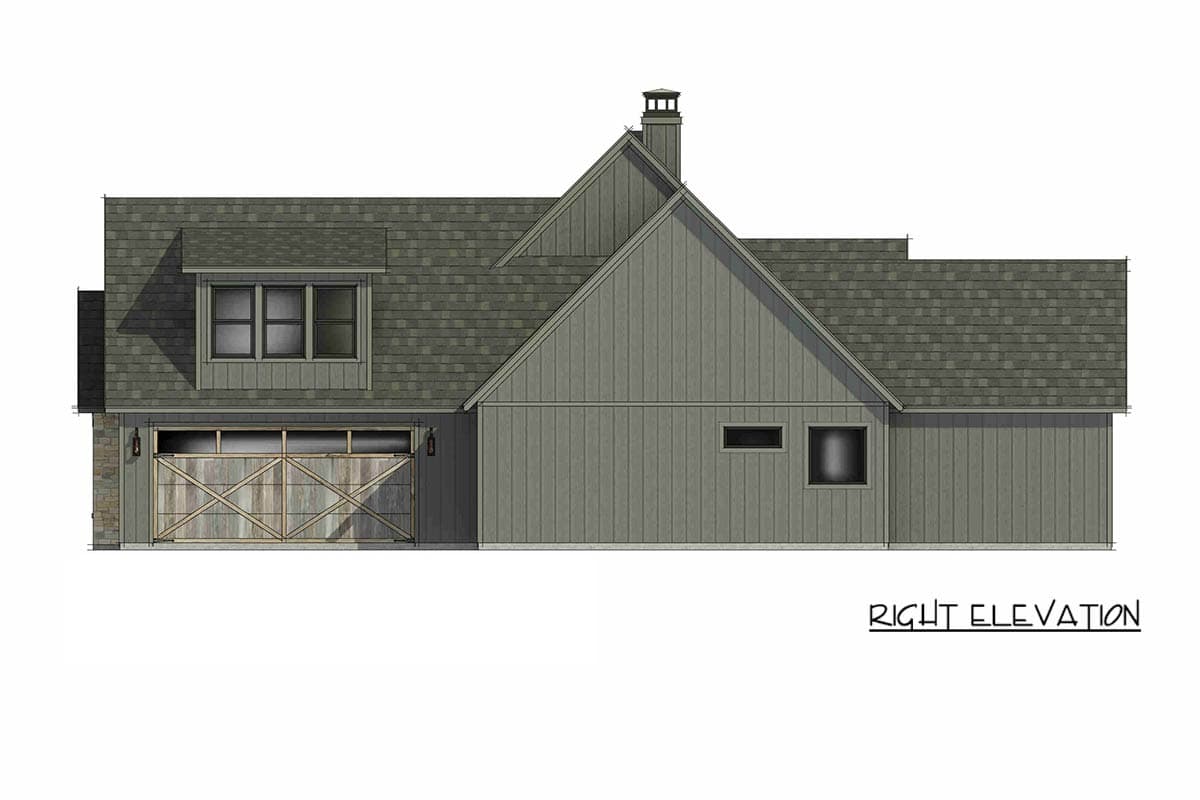 Plan 818229JSS: Modern Farmhouse House Plan with 4 Bedrooms and Bonus Room - Image #8 - Country, Craftsman, European, Farmhouse, Modern Farmhouse
