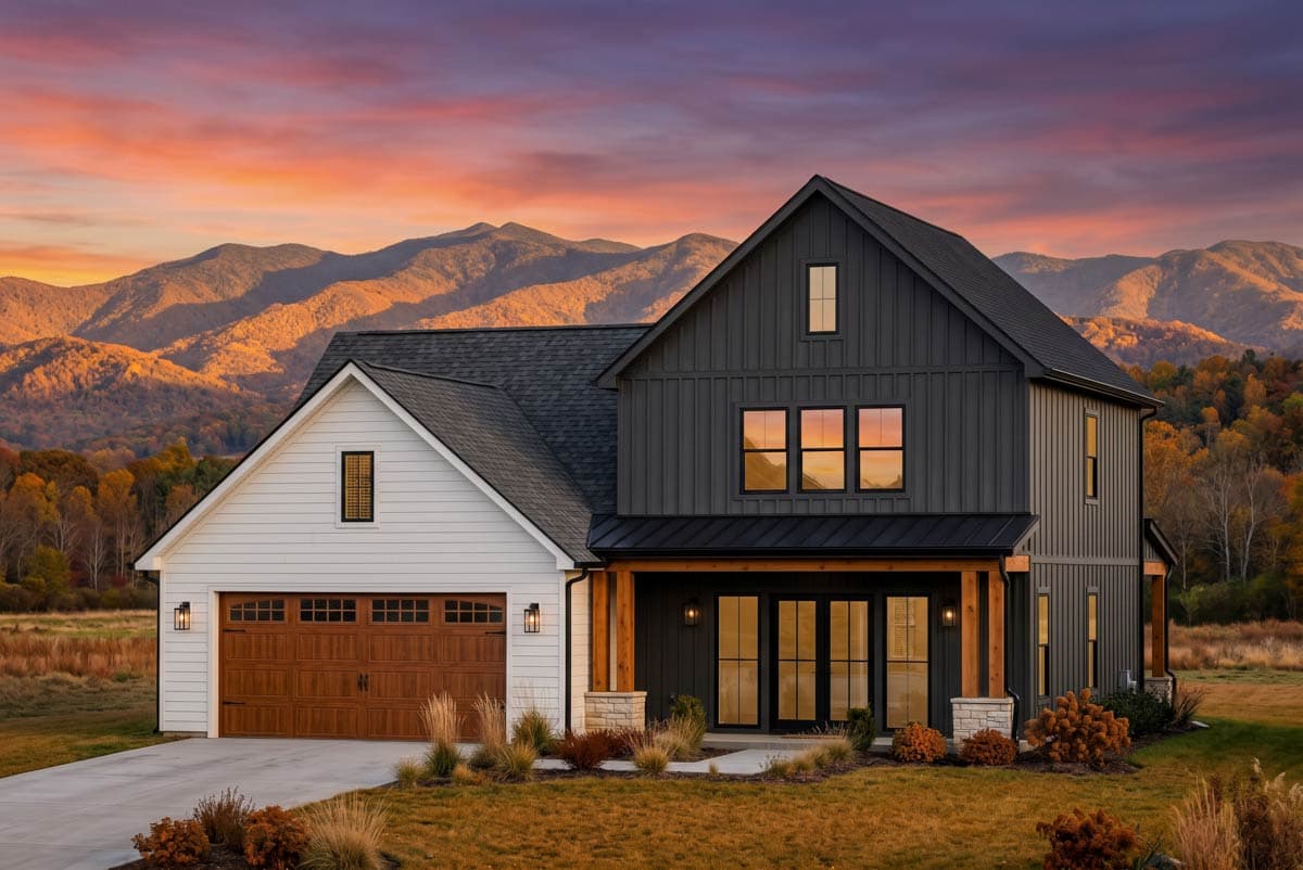 Plan 818230JSS: Four Bedroom Farmhouse House Plan with Main Level Primary Suite - Image #2 - Country, Farmhouse, Traditional