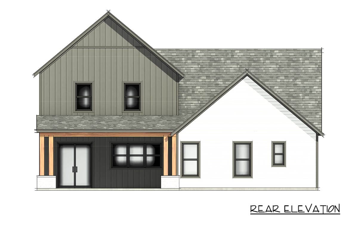 Plan 818230JSS: Four Bedroom Farmhouse House Plan with Main Level Primary Suite - Image #8 - Country, Farmhouse, Traditional