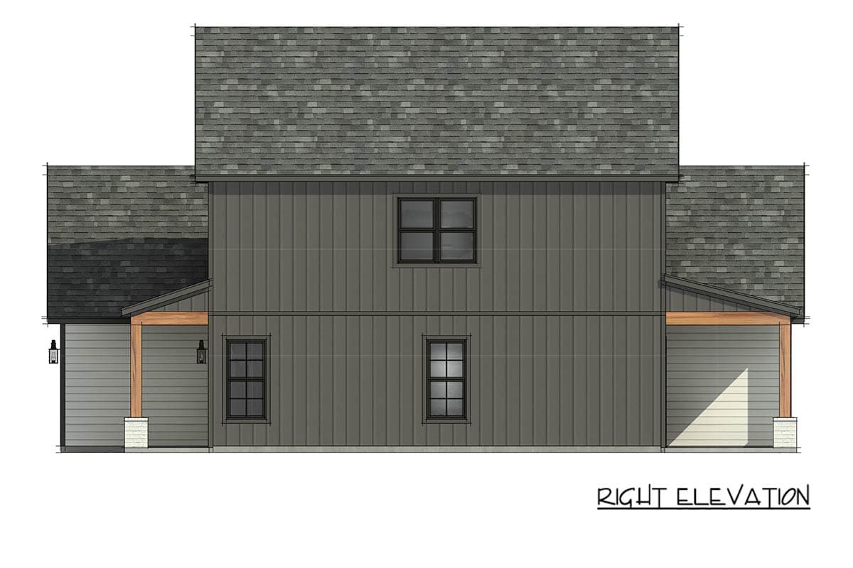 Plan 818230JSS: Four Bedroom Farmhouse House Plan with Main Level Primary Suite - Image #9 - Country, Farmhouse, Traditional