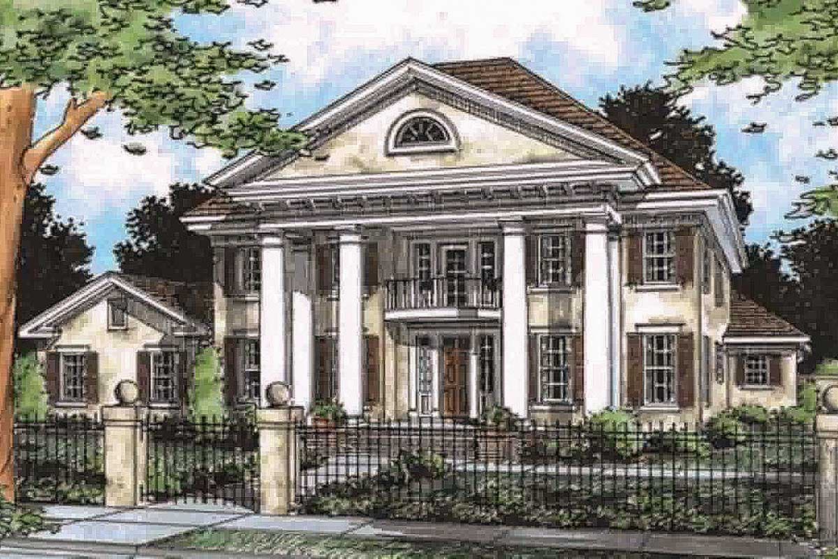 Plan 40120WM: Stately Mansion - Image #4 - Southern, Southern Traditional