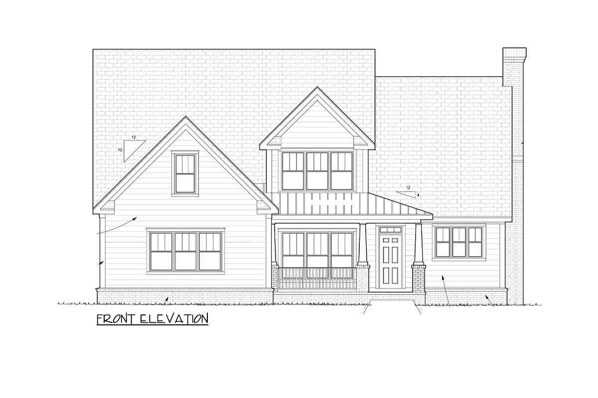 Plan 40132WM: Appealing Country Cottage - Image #4 - Cottage, Country, Farmhouse, New American, Traditional