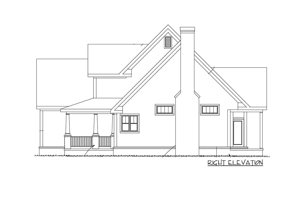 Plan 40132WM: Appealing Country Cottage - Image #7 - Cottage, Country, Farmhouse, New American, Traditional