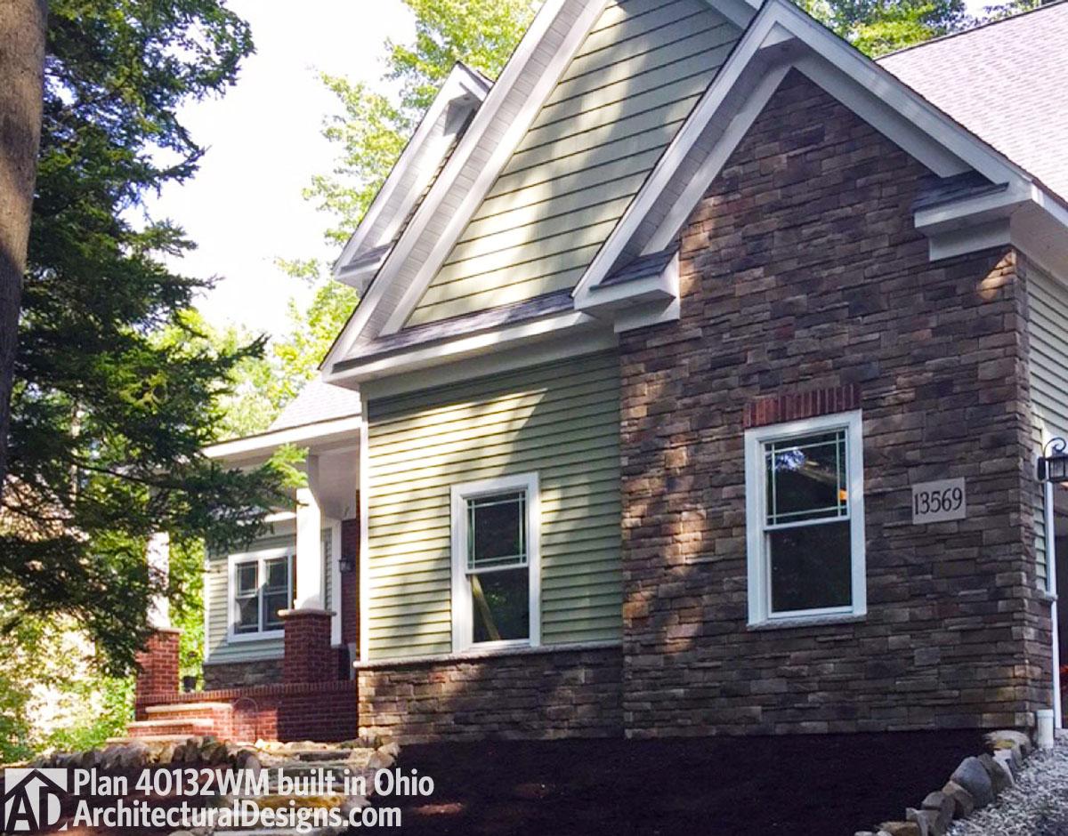 build gallery item - House Plan 40132WM comes to life in Texas