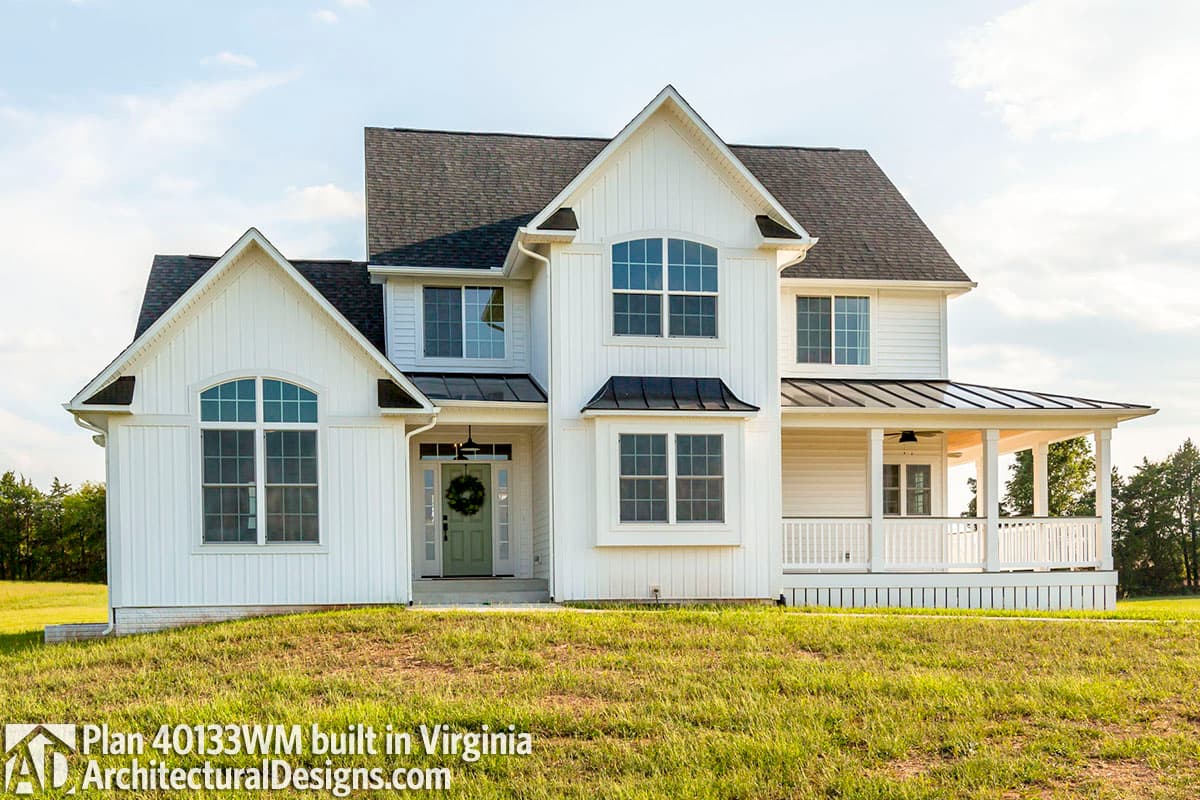 build gallery item - House Plan 40133WM comes to life in Virginia