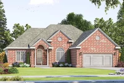 Split Bedroom Ranch Home Plan