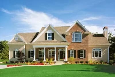 Traditional Home Plan with Magnificent Vaulted Family Room