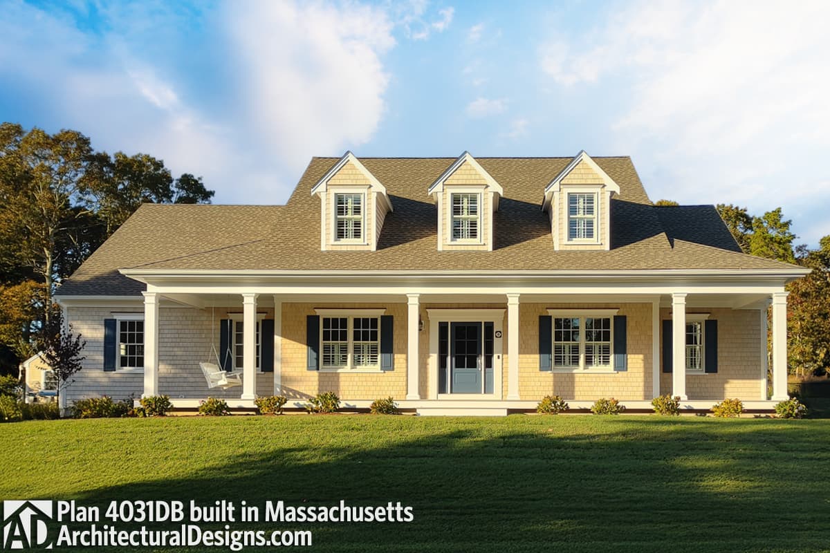 build gallery item - House Plan 4031DB Comes to Life in Massachusetts