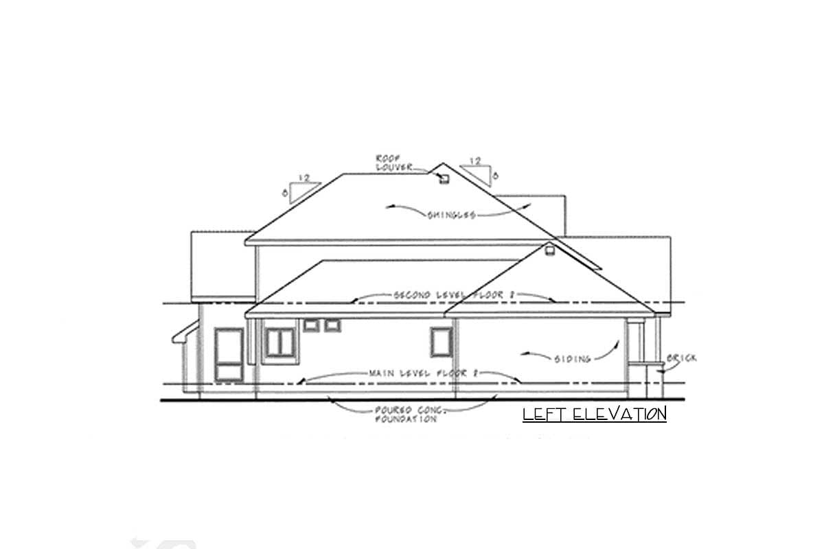 Plan 40399DB: Master Down with Vaulted Great Room - Image #11 - Craftsman, Northwest