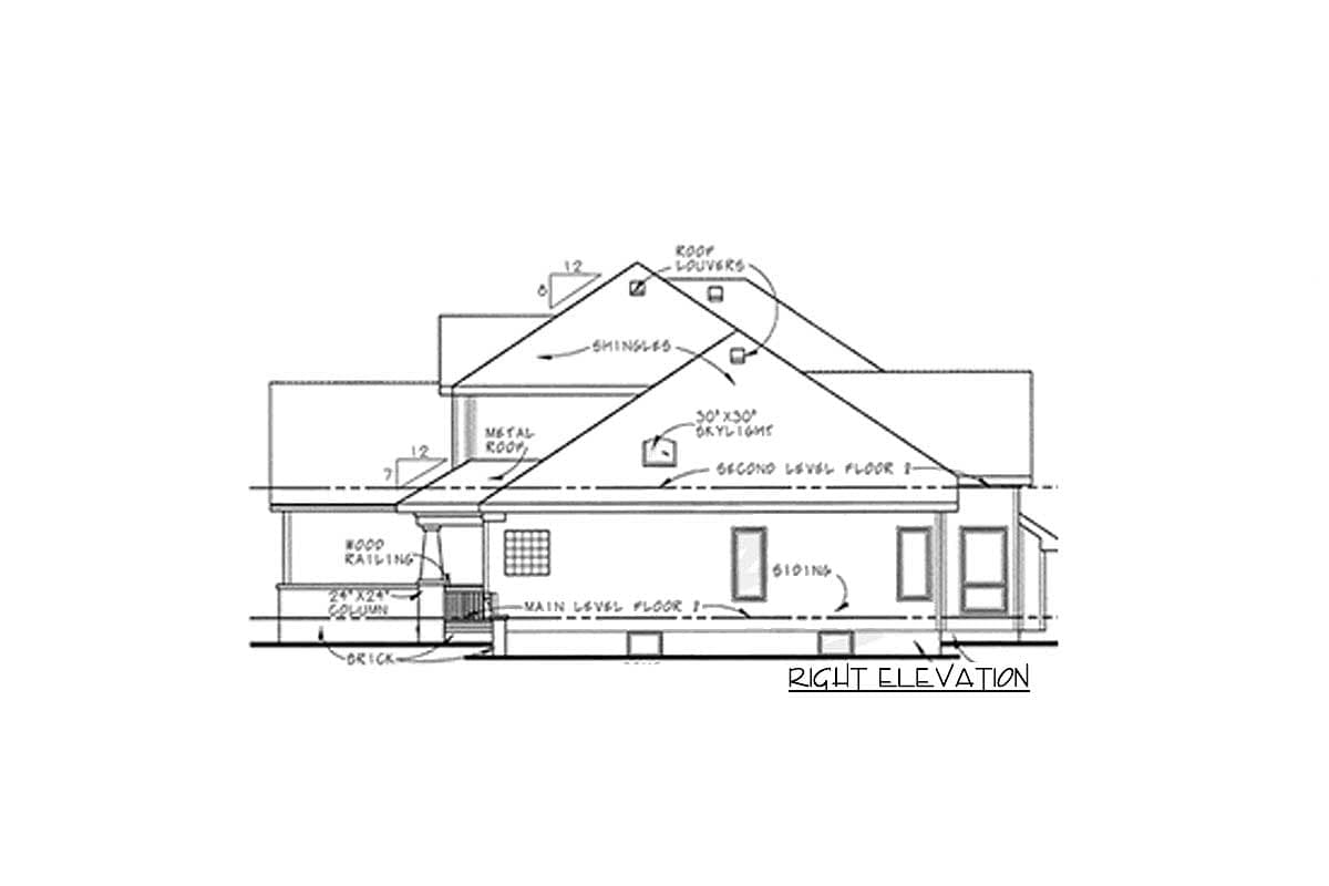 Plan 40399DB: Master Down with Vaulted Great Room - Image #13 - Craftsman, Northwest