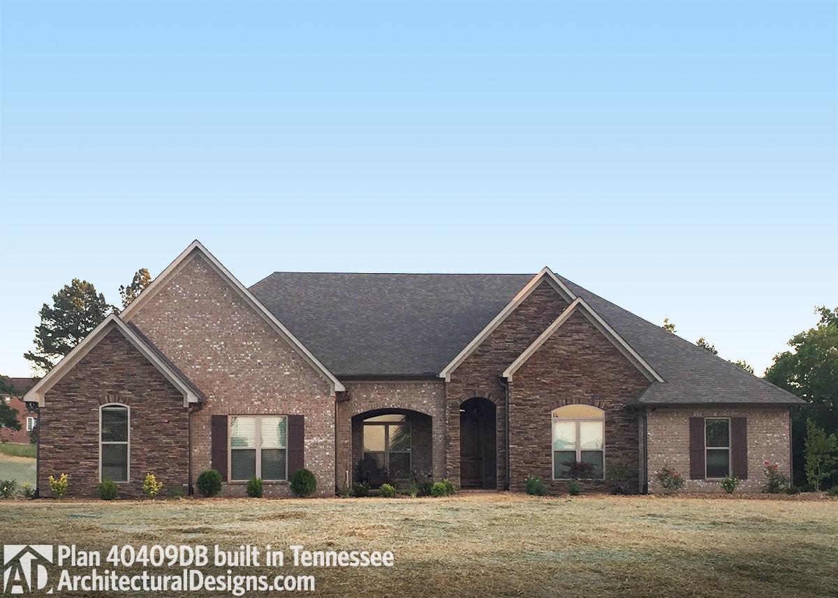build gallery item - House Plan 40409DB comes to life in Tennessee