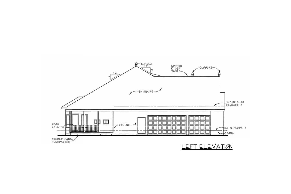 Plan 40409DB: One Story House Plan with Tudor Appeal and a Finished Lower Level - 4084 Sq Ft - Image #7 - European, Tudor