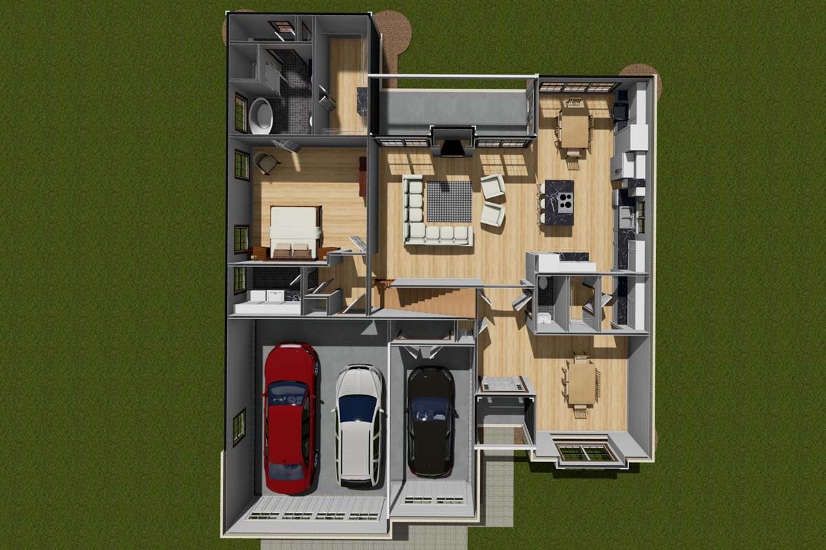 Plan 40509WM: Traditional House Plan with Optional Game Room - 2171 Sq Ft - Image #10 - Traditional