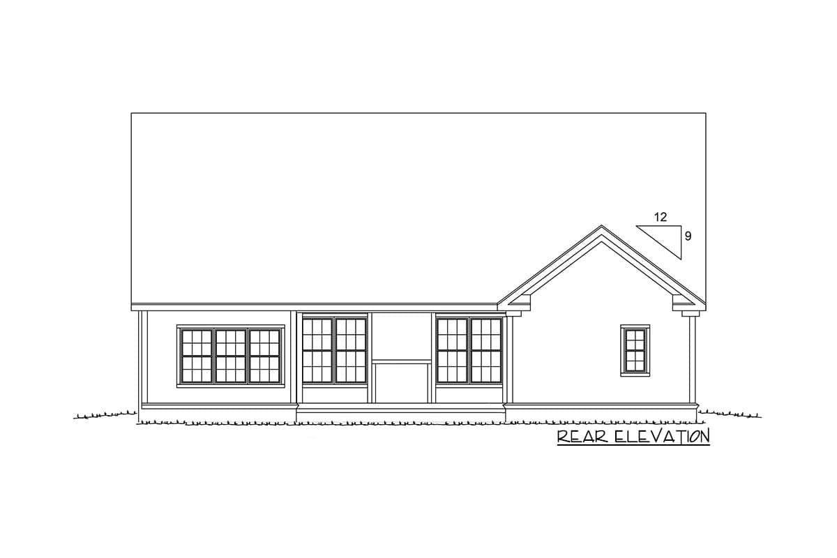 Plan 40509WM: Traditional House Plan with Optional Game Room - 2171 Sq Ft - Image #13 - Traditional