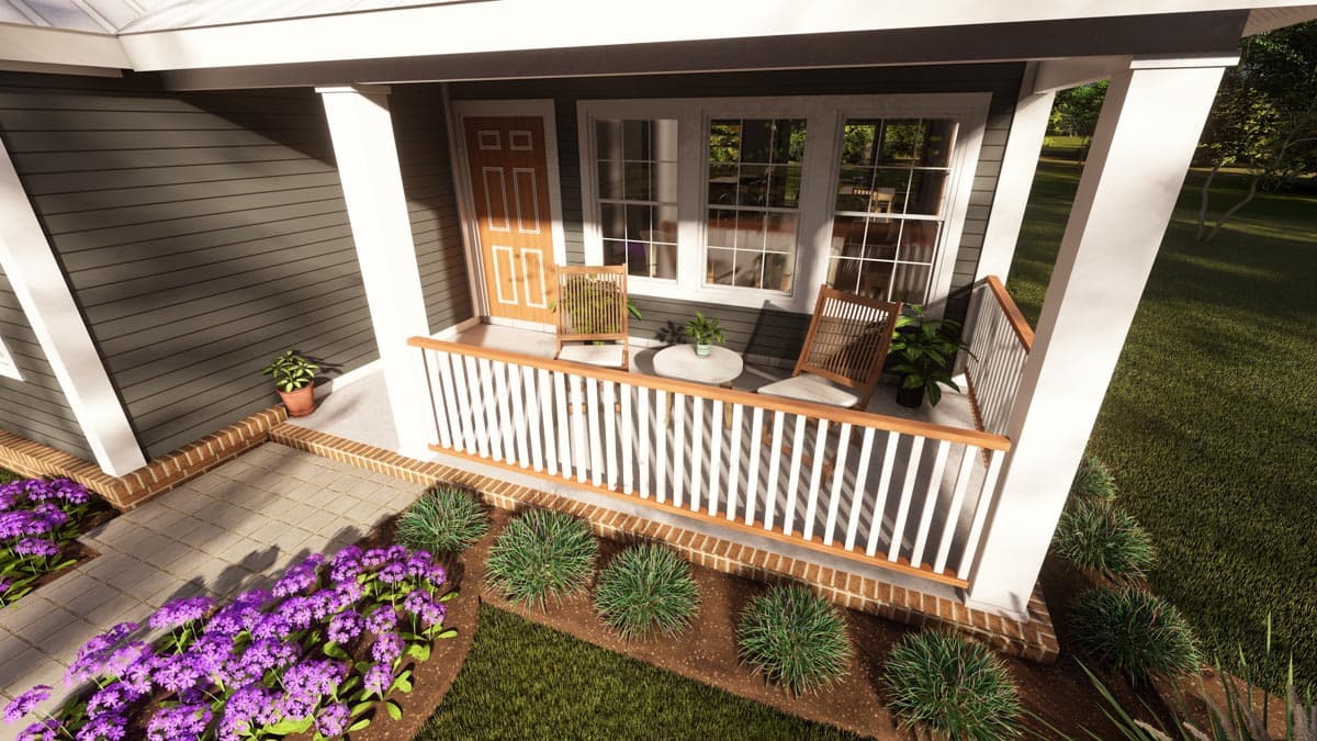 Plan 40516WM: Charming 4-Bed Cottage House Plan with Options - 1481 Sq Ft - Image #5 - Cottage, Southern, Traditional