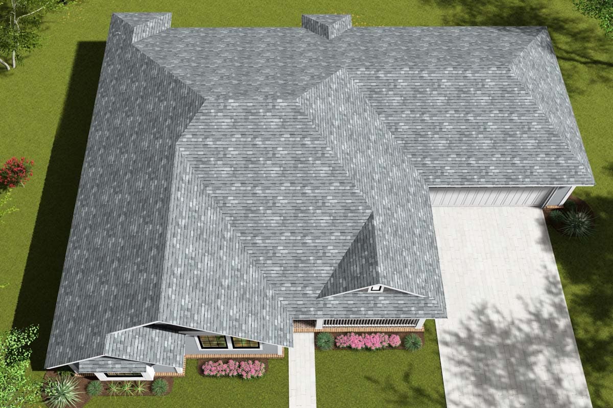 Plan 40517WM: Charming 4-Bed Southern Cottage with Attached Garage - 1481 Sq Ft - Image #7 - Southern