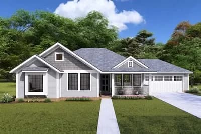 Charming 4-Bed Southern Cottage with Attached Garage - 1481 Sq Ft