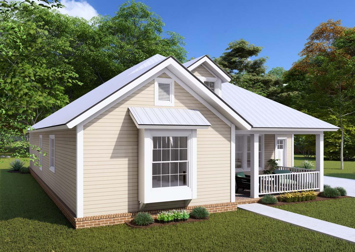 Plan 40521WM: Cute 3-Bed Southern Cottage with Options - Image #10 - Cottage, Southern