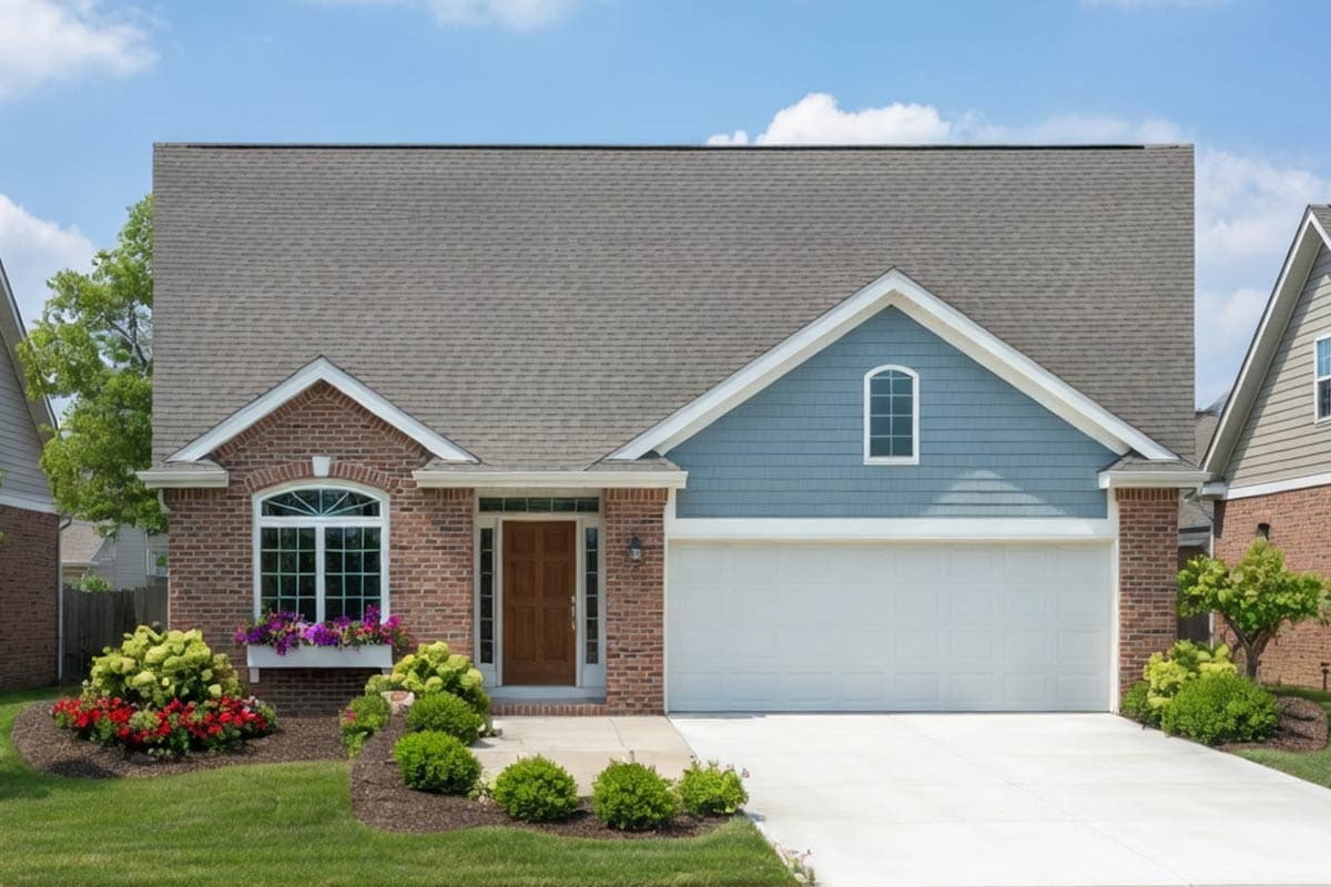 Plan image - 40543DB:Traditional Ranch House Plan with 2 Bedrooms and a Flex Room