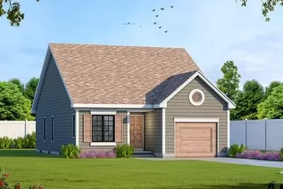 2-Bedroom House Plan Under 1100 Square Feet