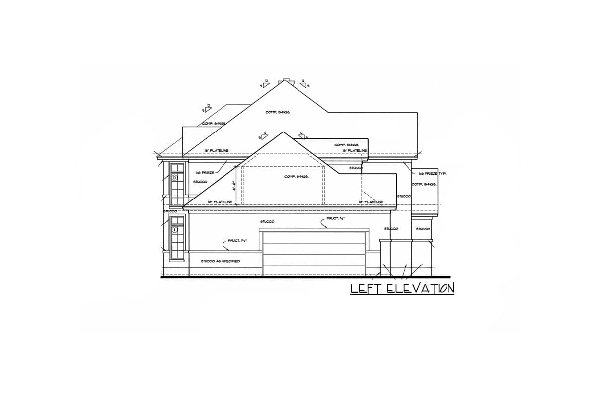 Plan 4059DB: Stately Design With Lots of Glass - Image #11 - European, French Country