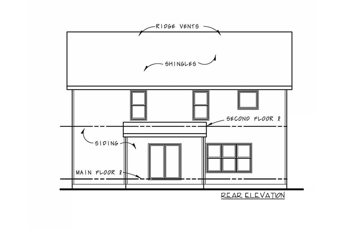 Plan 40626DB: 4 Bedrooms And A Flex Room - Image #10 - Country