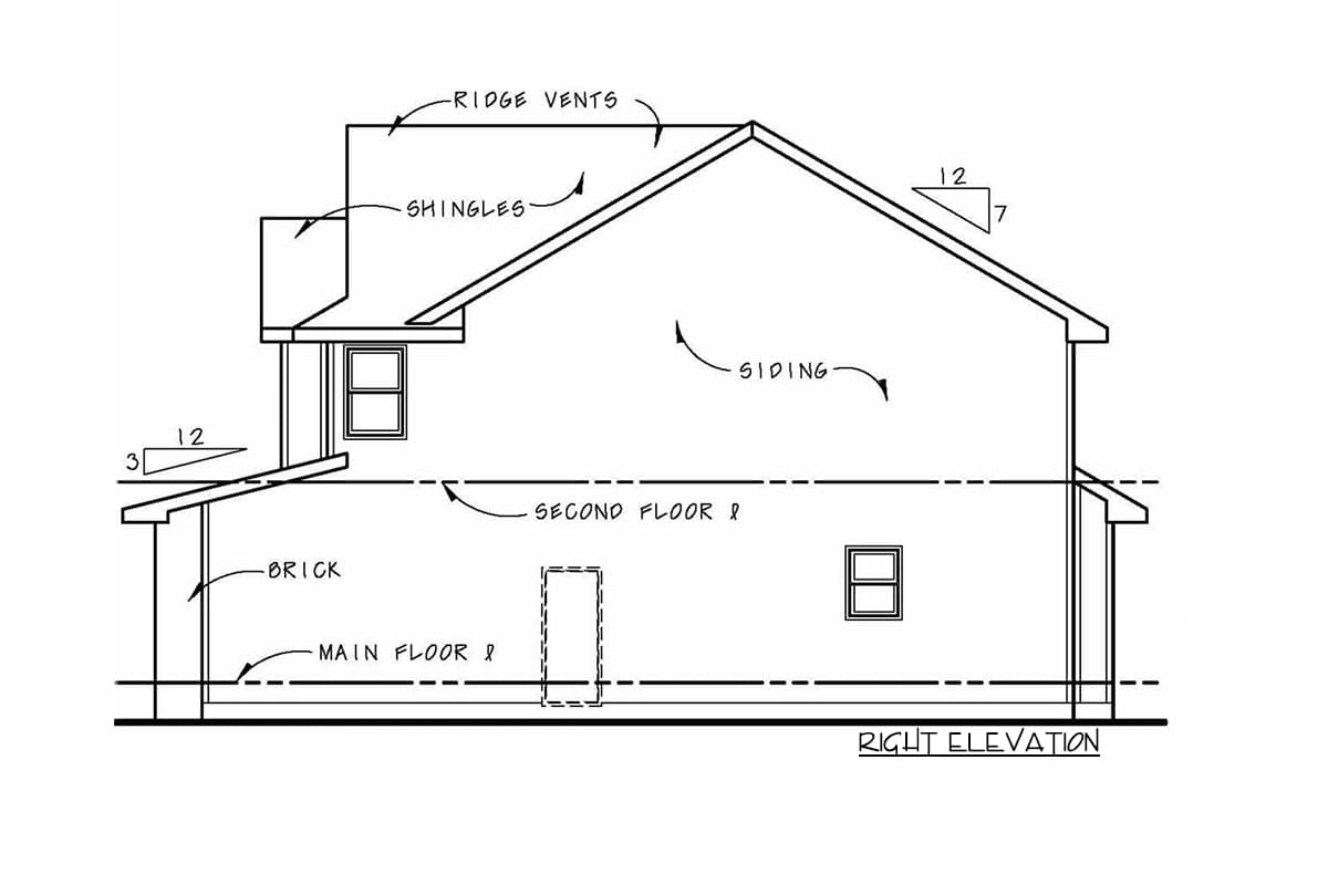 Plan 40626DB: 4 Bedrooms And A Flex Room - Image #11 - Country