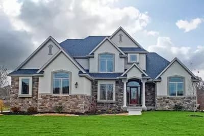 European House Plan with 4 Beds and Flex Room