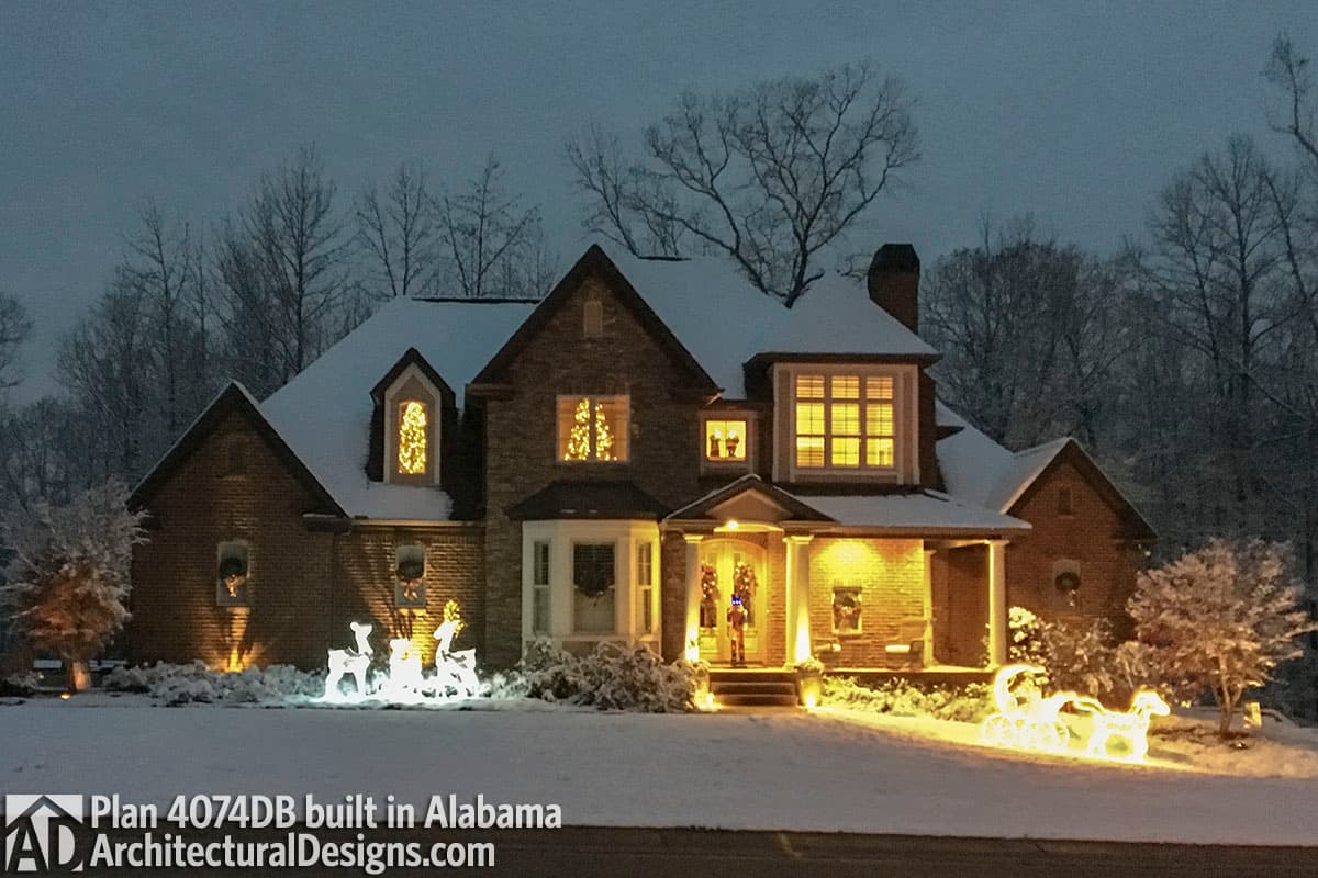 build gallery item - House Plan 4074DB comes to life in Alabama