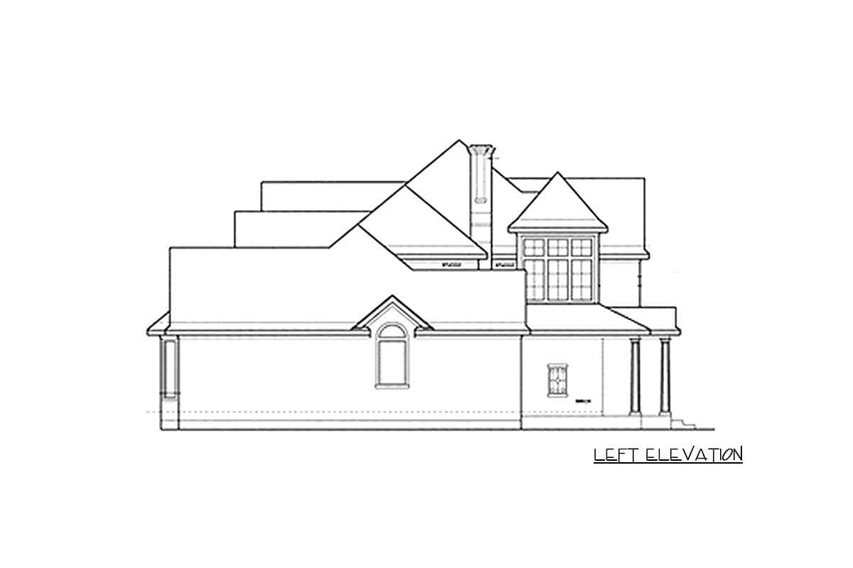Plan 4074DB: 4-Bed Brick House Plan with Secluded In-Law Suite - 2639 Sq Ft - Image #11 - European, French Country, Traditional