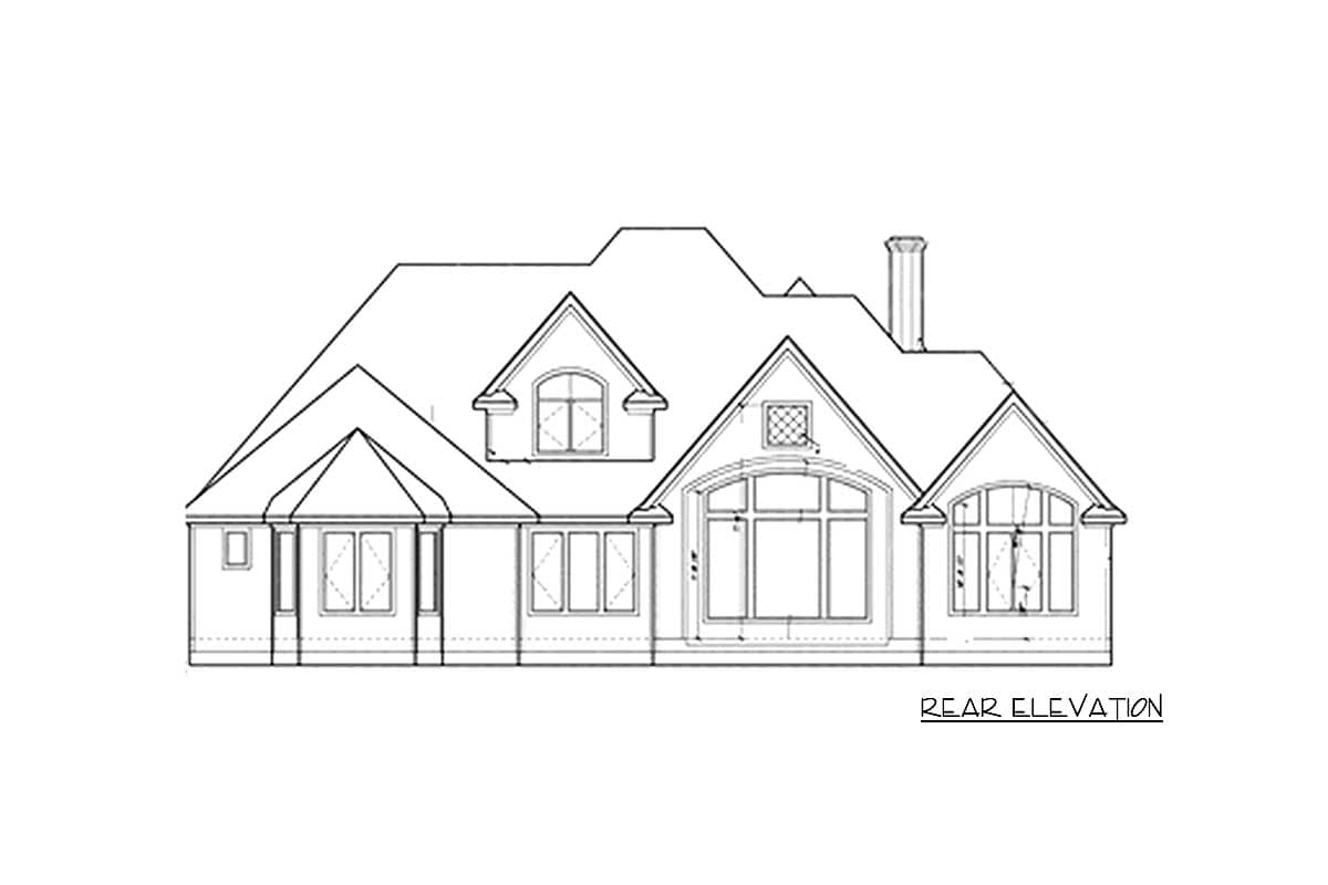 Plan 4074DB: 4-Bed Brick House Plan with Secluded In-Law Suite - 2639 Sq Ft - Image #12 - European, French Country, Traditional