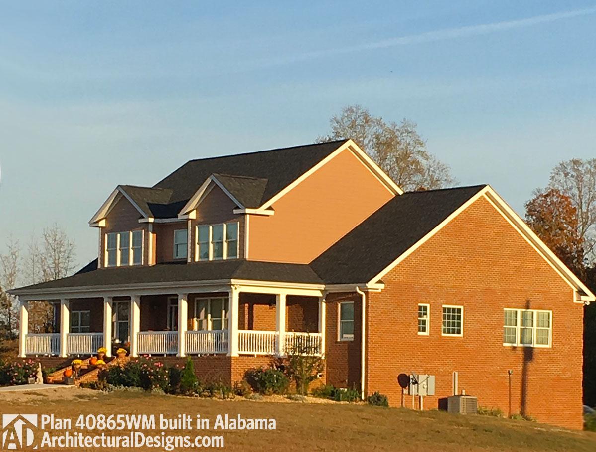 build gallery item - House Plan 40865WM comes to life in Alabama!