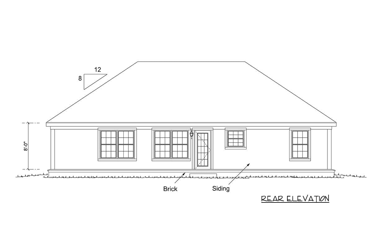 Plan 40870WM: Compact Cottage Home - Image #9 - Cottage, Country, Ranch, Traditional