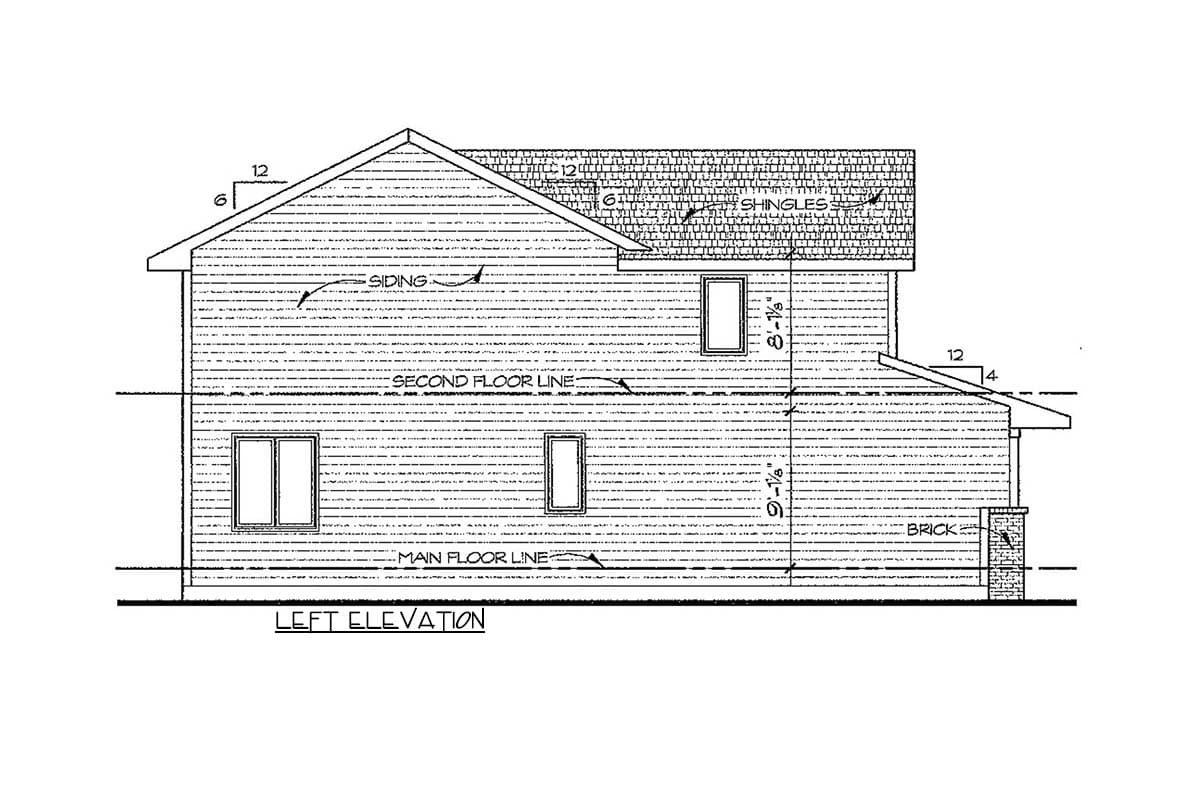Plan 40880DB: Charming Country Style House Plan with 3 Bedrooms and 2.5 Baths - Image #3 - Country, Traditional