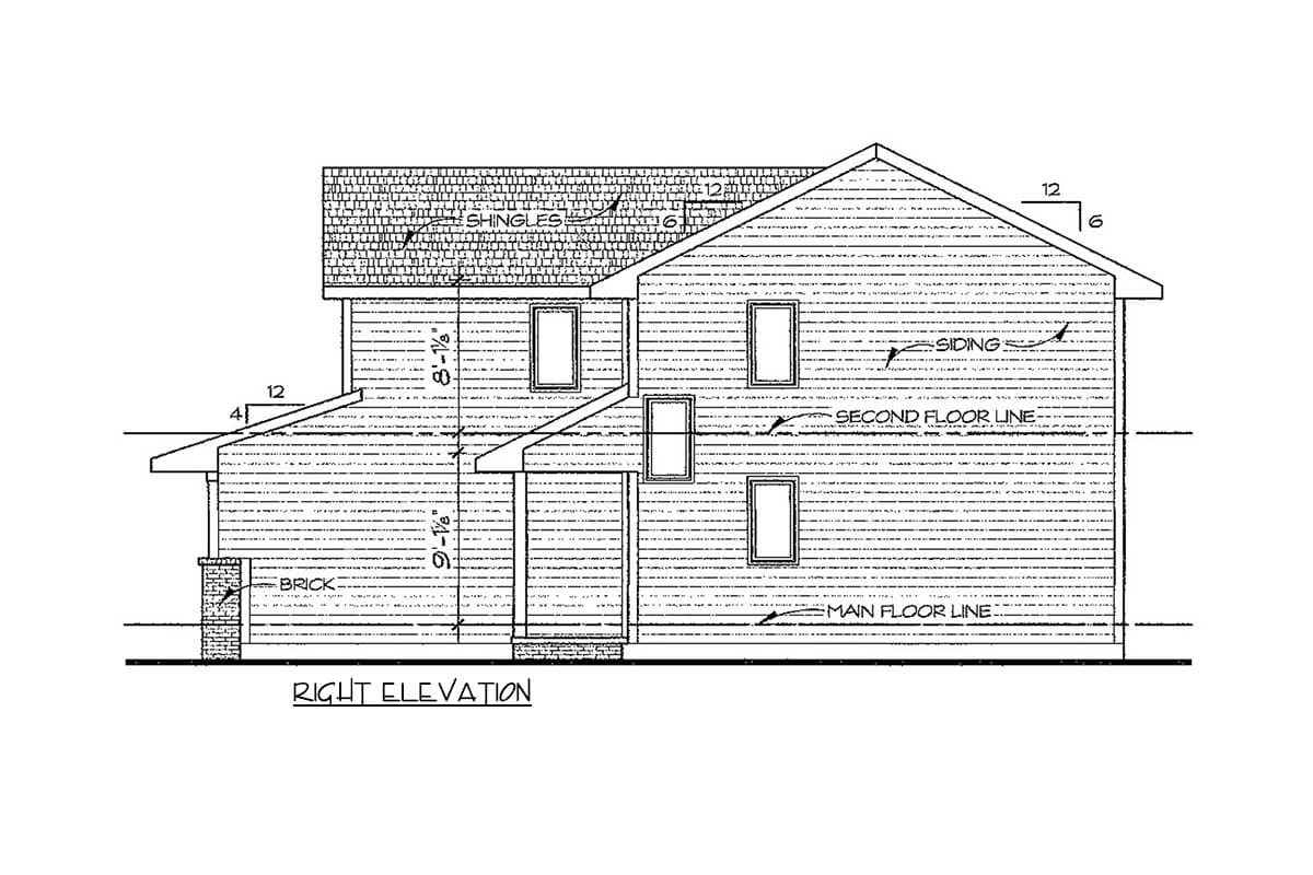 Plan 40880DB: Charming Country Style House Plan with 3 Bedrooms and 2.5 Baths - Image #5 - Country, Traditional