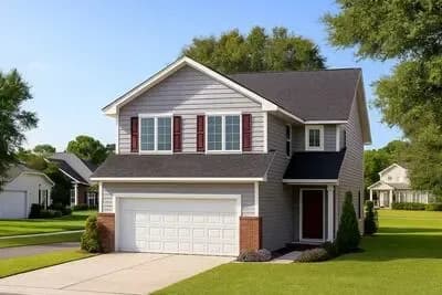 Charming Country Style House Plan with 3 Bedrooms and 2.5 Baths