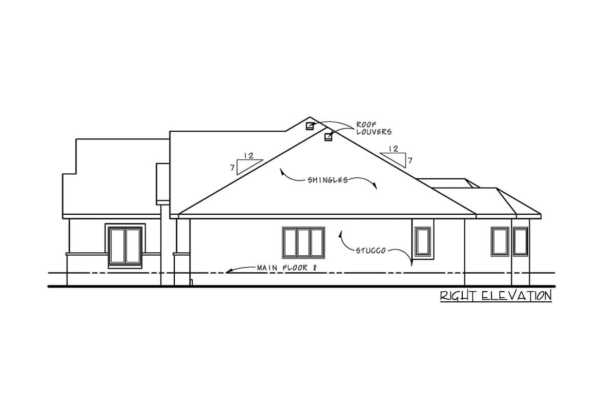 Plan 40890DB: 2-Bed House Plan with Expansion and Layout Options - Image #4 - European