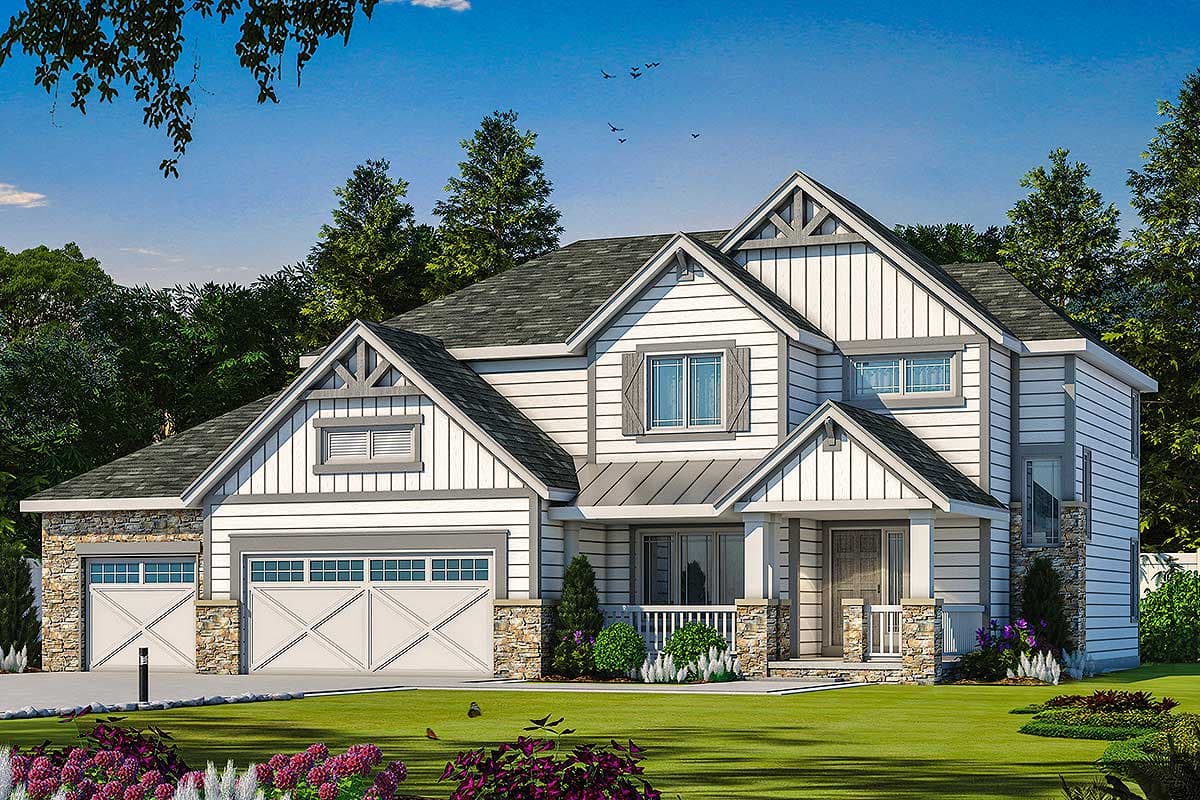 Plan 40892DB: Organizer's 4-Bed Dream House Plan - Image #34 - Craftsman, Northwest