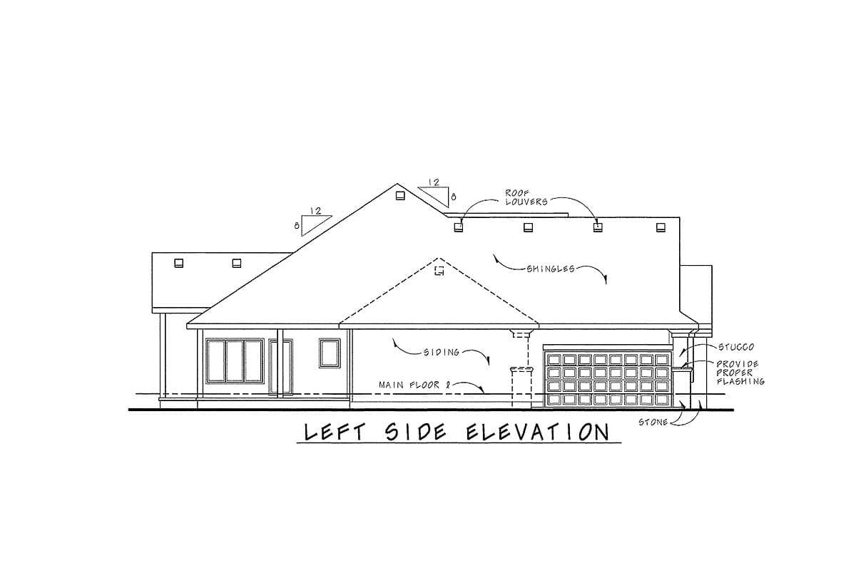 Plan 40893DB: One-Story 3-Bed Ranch Home Plan with Two-Island Kitchen - Image #15 - Craftsman, Ranch, Traditional