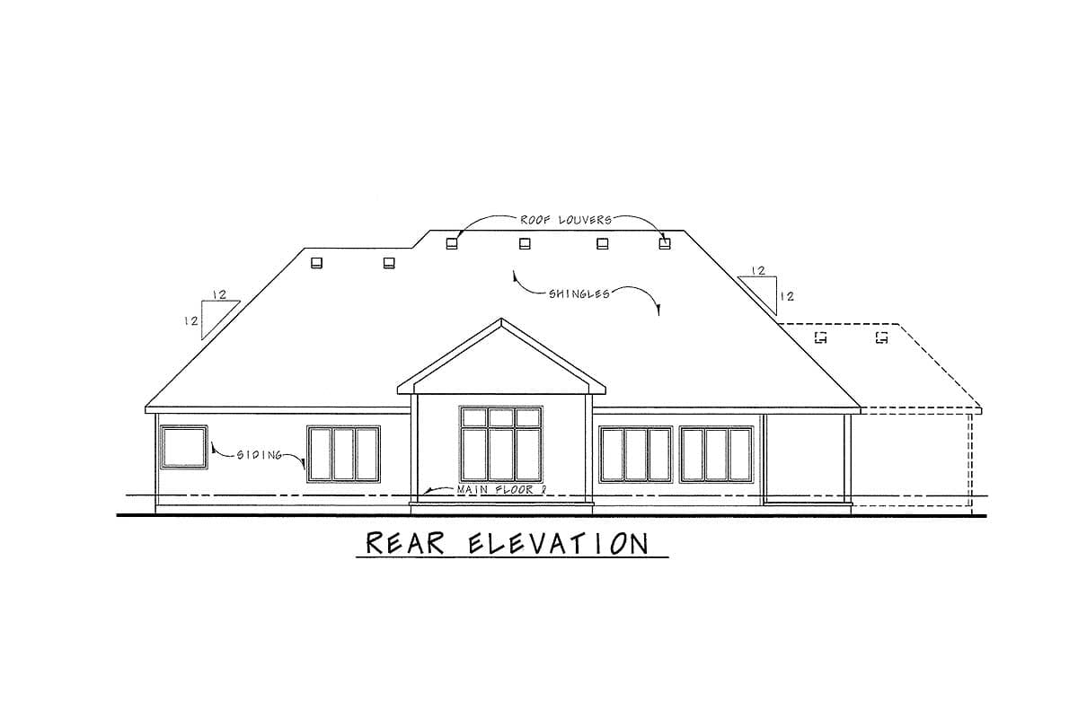 Plan 40893DB: One-Story 3-Bed Ranch Home Plan with Two-Island Kitchen - Image #16 - Craftsman, Ranch, Traditional
