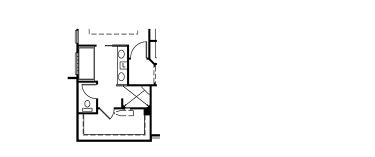 Plan 40900DB: Well-Designed Ranch House Plan - Floor Plan - Optional Master Bath - Ranch, Traditional