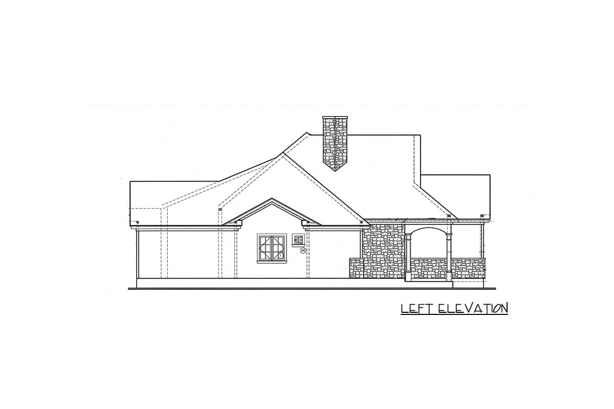 Plan 4093DB: Serene Split-Bedroom Design - Image #4 - Traditional